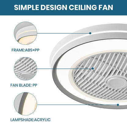 Bladeless Ceiling Fans with Lights
