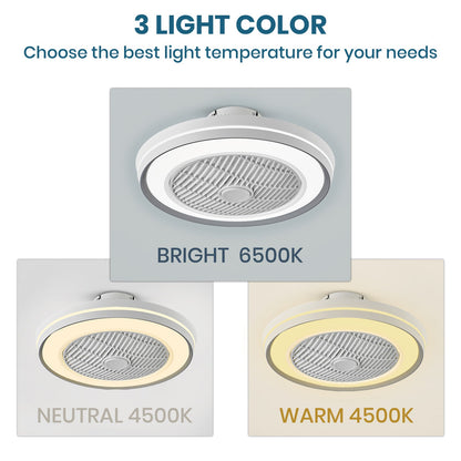 Bladeless Ceiling Fans with Lights