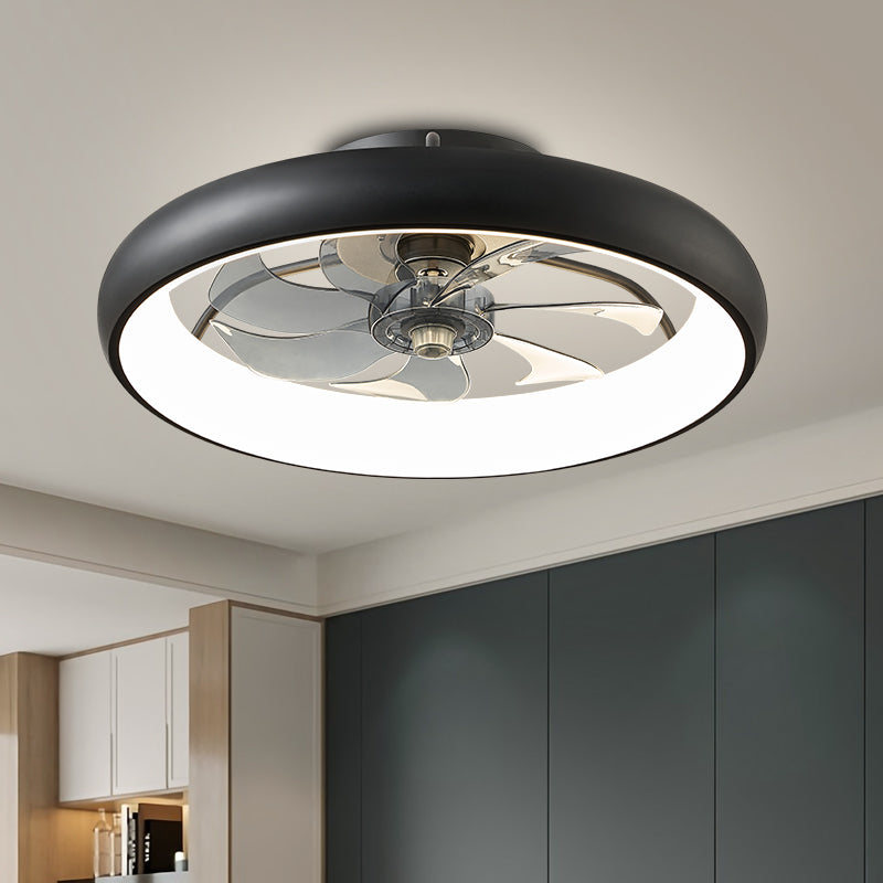 20" Flush Mount Ceiling Fan with Remote & APP Control
